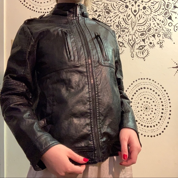 Leather Motorcycle Jacket - Picture 5 of 5